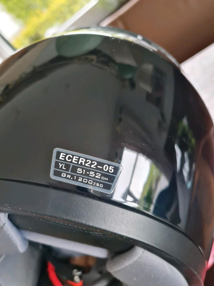 Schutzhelm Helm Motorradhelm MTK 51-52cm in Karlshuld