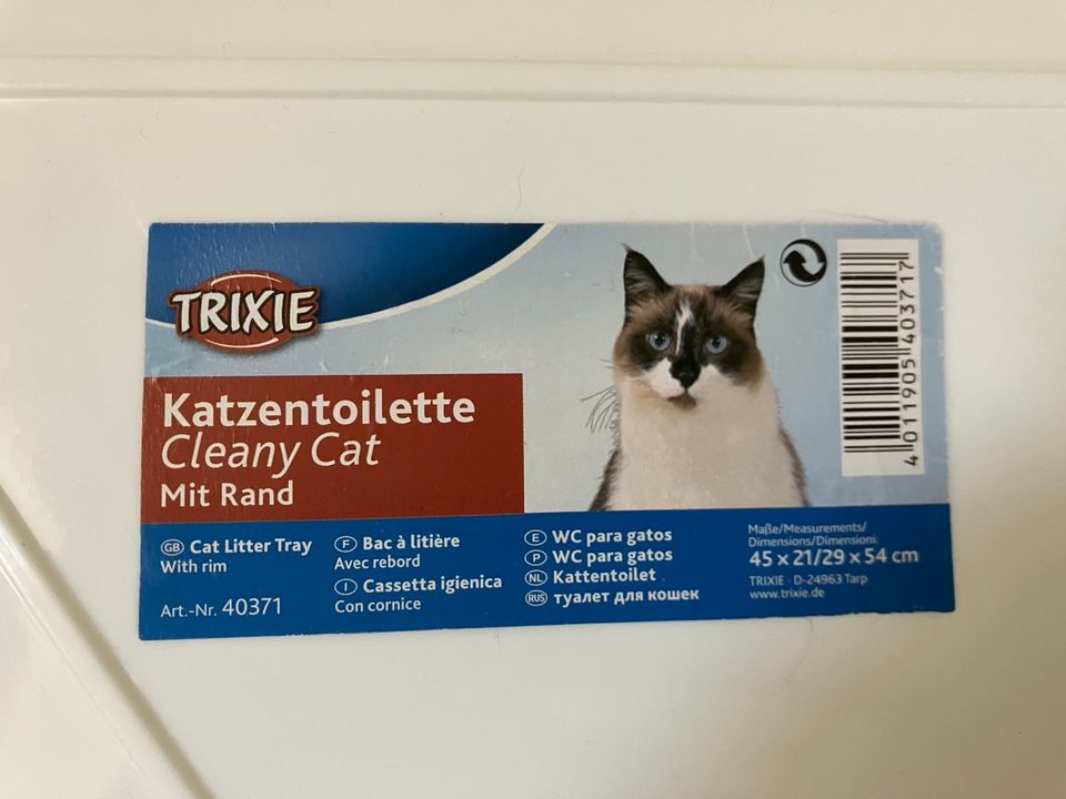 Große Katzentoilette Trixie mit Schaufel in Bergholz Rehbrücke