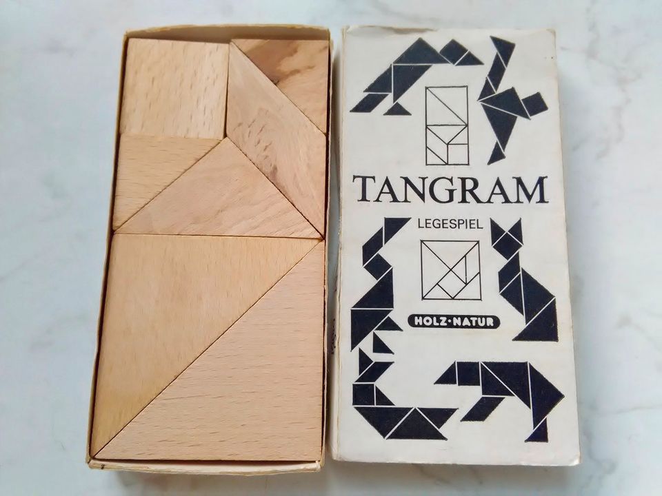 TANGRAM - Legespiel aus Holz Marke "biggi" in Allstedt