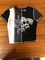 Hollister Crop-Tshirt , Schwarz mit Aufdruck,XS Hessen - Rosbach (v d Höhe) Vorschau