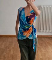 Italy vintage Top mit Mustern, buntes oberteil/ Bluse Berlin - Zehlendorf Vorschau