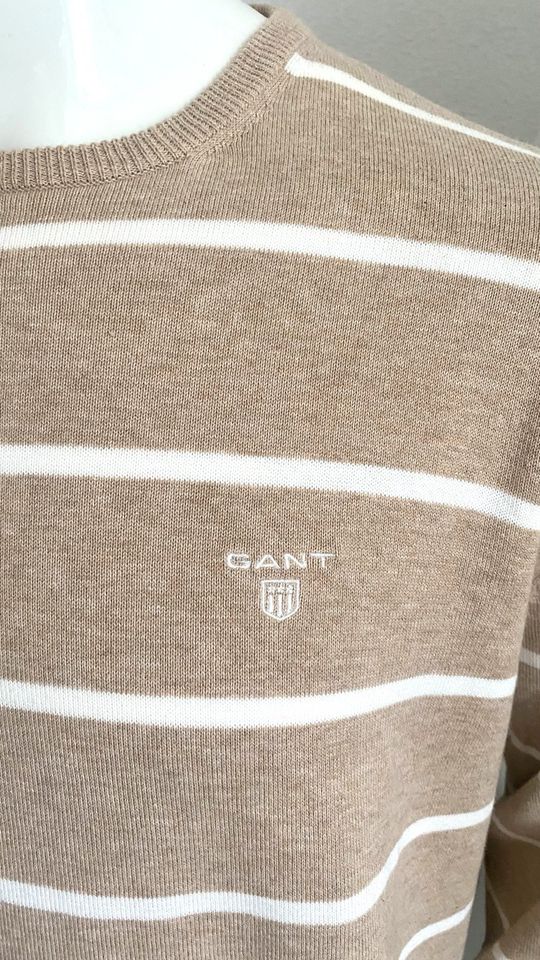GANT Pullover - gestreiftes Baumwolle Sweatshirt / Gr. XL - Neu in Lübbecke 