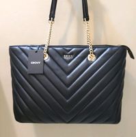 DKNY Shopper Tasche Umhängetasche Schwarz Gold Neu gesteppt Nordrhein-Westfalen - Mettmann Vorschau