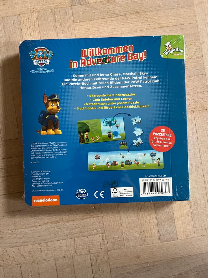 Paw Patrol Puzzlebuch, NEU in Kamen