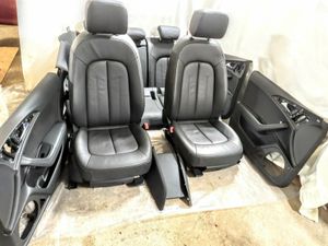 Sitz vorne links Fahrersitz Sitzheizung Leder Audi A6 4G beige N5D/VA, Sitze, Rückbänke, Innenraum und Einrichtung