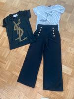 Guess my brand YL5 Palazzo Hose h&m S neu goldene Knöpfe Strass Nordrhein-Westfalen - Lohmar Vorschau