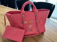 Chanel Deauville Leder pink rosa bunt HW Antikgold Fullset Hessen - Kelkheim Vorschau