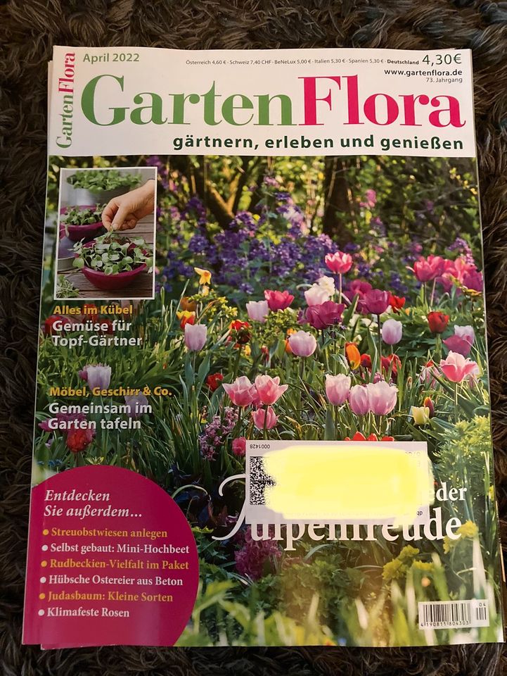 6 Ausgaben "GartenFlora Feb-Juli 2022 in Kaiserslautern