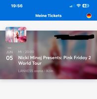 2 Nicki Minaj Konzerttickets für den 5.6. in Köln Baden-Württemberg - Freiburg im Breisgau Vorschau