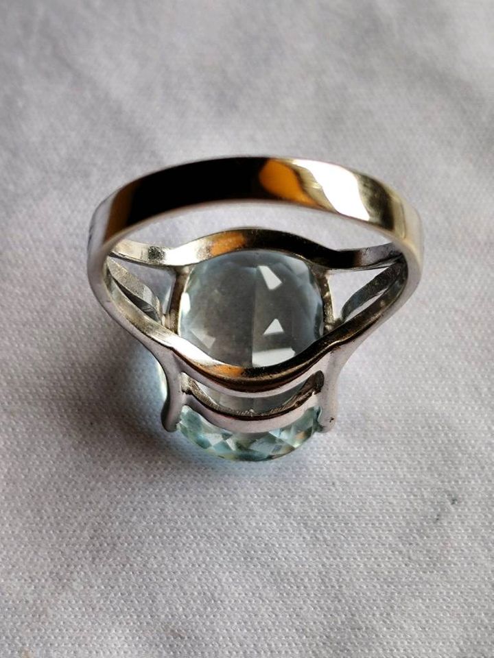 Ring Aquamarin WG 585 in Haan