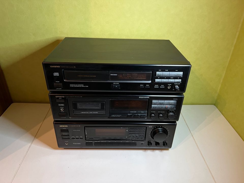 Stereoanlage ONKYO TX-SV9030 CD Kassette & 2x HECO Reflex 35MK2 in Bocholt