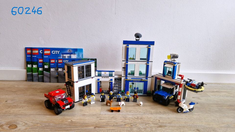 Lego City 60047, 60141, 60246, 60316 Polizeistationen in Leipzig