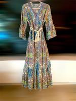 Guess USA boho Maxi Kleid SEIDE Neu! Gr L/40 Np 129.90€ Ibiza Duisburg - Röttgersbach Vorschau
