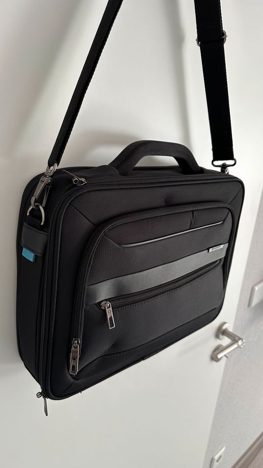 Samsonite Laptop Tasche schwarz Businesstasche Arbeitstasche in Essen-Haarzopf
