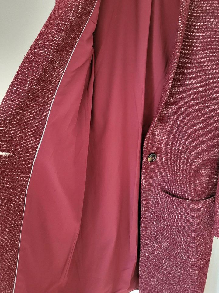 Mantel Jacke Esprit rot weinrot klassisch in Olching