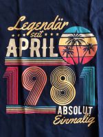 Retro T-Shirt April 1981 +++ NEU +++ Niedersachsen - Schwarme Vorschau