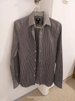 Hemd langarm schwarz gestreift XS bzw. 164 slimfit h&m Bayern - Regensburg Vorschau