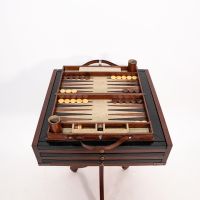 Backgammon Koffer Lederkoffer Vintage Spiel Gesellschaftsspiel Hamburg Barmbek - Hamburg Barmbek-Süd  Vorschau
