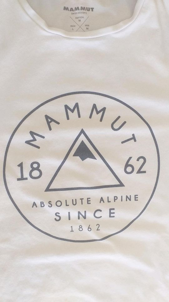 Mammut T-Shirt weiss Gr. M wie Neu in Nordrhein-Westfalen - Marl | eBay ...