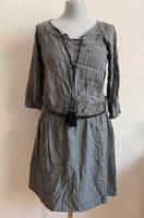 Schwarz-Graues Midikleid in Größe 36 Brandenburg - Geltow Vorschau