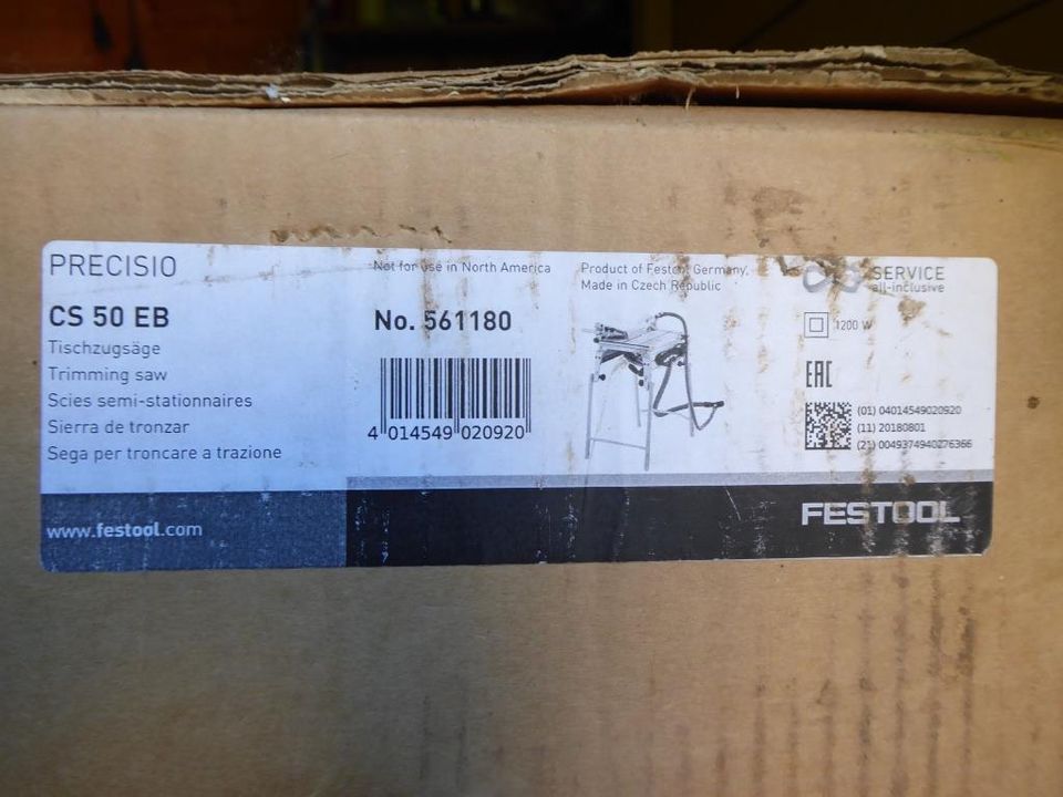 Festool-Tischzugsäge-„Precisio CS 50 EB“ (NEU) in Karlsruhe