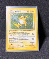 Raichu Holo 1999 Base Set First Edition Niedersachsen - Achim Vorschau