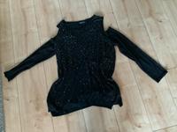Pulli mit Glitzer und freier Schulter von Topshop Gr. 38 Duisburg - Rheinhausen Vorschau