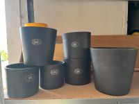 Übertöpfe dunkelgrau aus Keramik Saarbrücken-Dudweiler - Dudweiler Vorschau