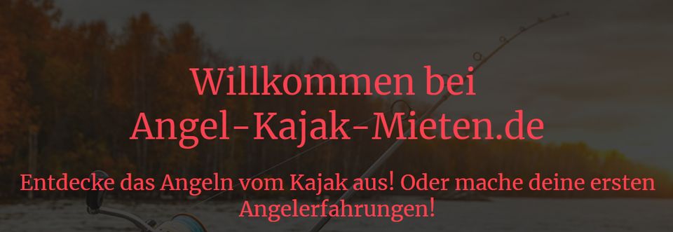 Kajak-Anhänger leihen |Angel-Kajak-Mieten.de| Dein Angel-Erlebnis in Datteln