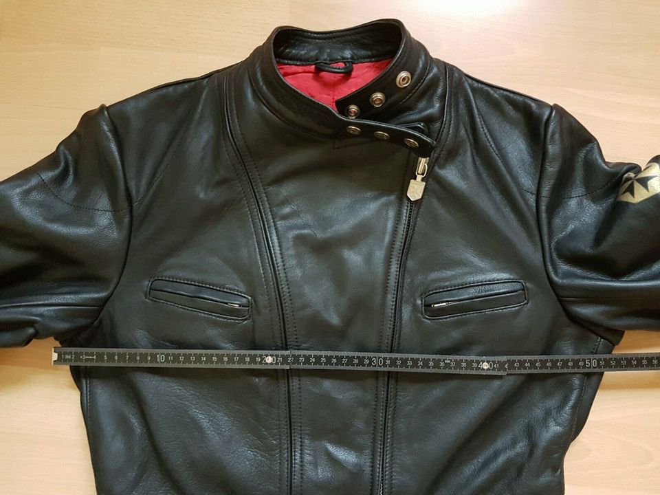 Damen Motorrad Lederjacke Harro, Gr. 40, schwarz, 1800g in Idstein