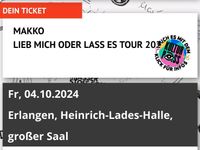 SUCHE: Makko Erlangen 2-3x Tickets Bayern - Roßtal Vorschau