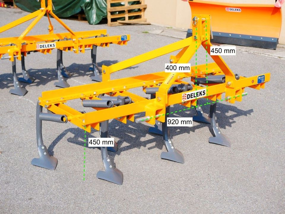 DELEKS® DE-165/7V Grubber mit 7 Gänsefusschare - 165 cm breit in Pfaffenhofen a. d. Glonn