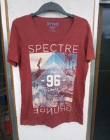 Tom Tailor T-Shirt Sommertop Kurzarmshirt Bordeaux Buntes Motiv Baden-Württemberg - Mötzingen Vorschau