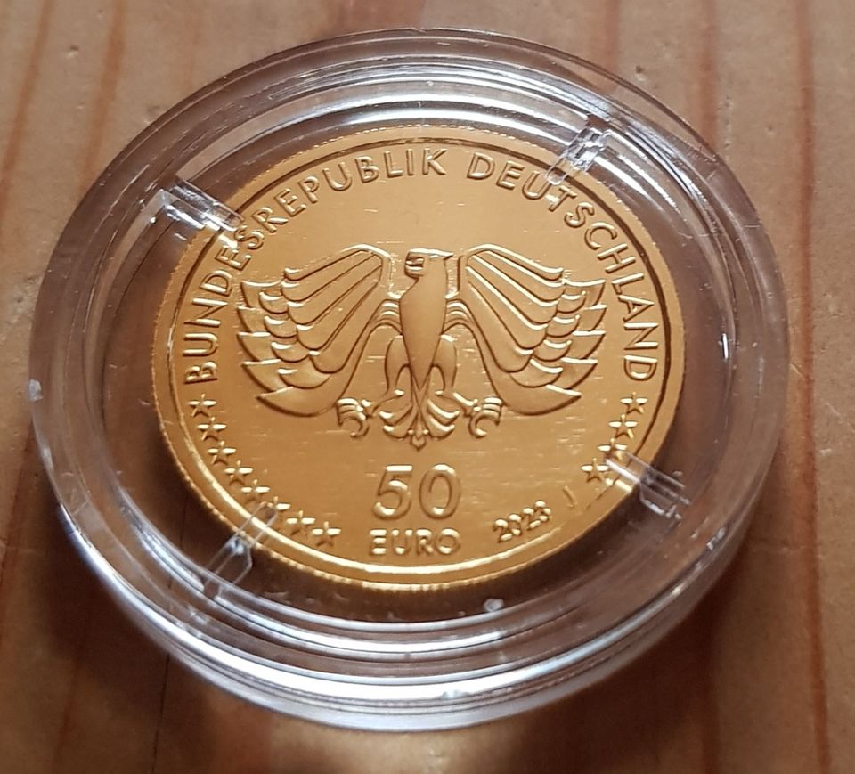 50 Euro Goldmünze 2023 "J " Deutsches Handwerk – Ernährung in Goslar