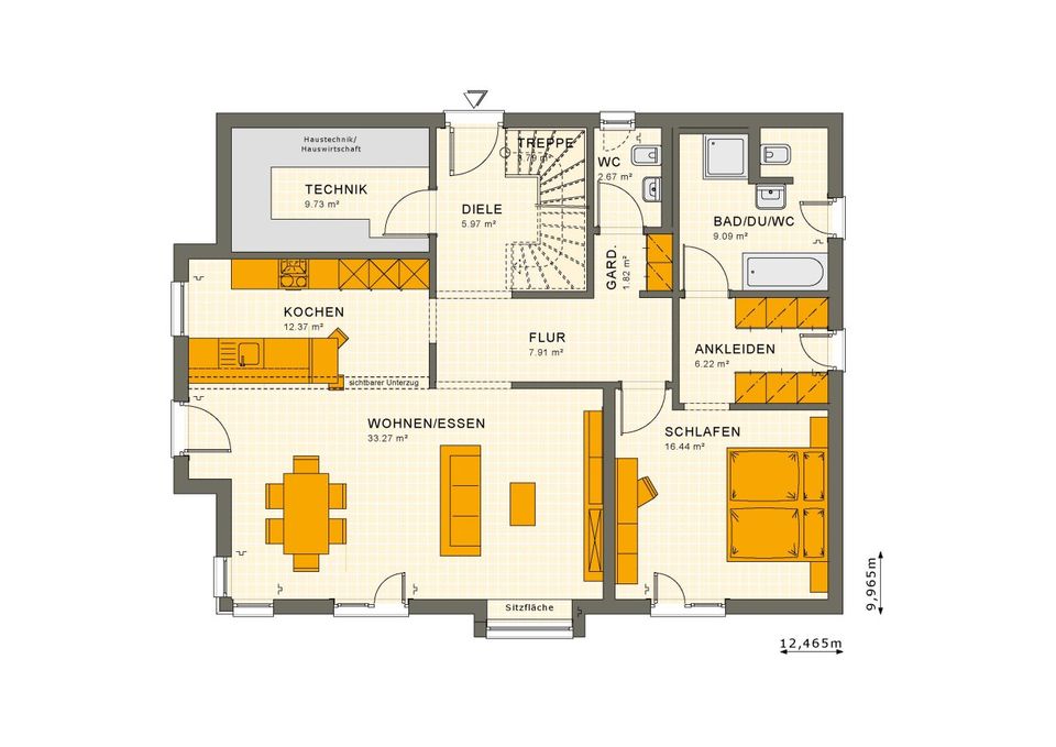 Riesiges Einfamilienhaus mit PV und Speicher und schickem Walmdach in Hamburg