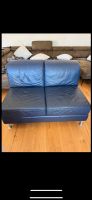 Begana Couch Sofa Ledercouch Leder blau Bayern - Obertraubling Vorschau