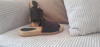 Sommer Sandalen Espadrilles Schlappen schwarz Gr 38 Bayern - Kempten Vorschau