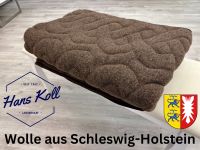 Wolldecken aus schleswig-holsteinischer Deichschafwolle Wolldecke Graphitgrau Wikingermuster regionale Schurwolle Schleswig-Holstein - Meggerdorf Vorschau