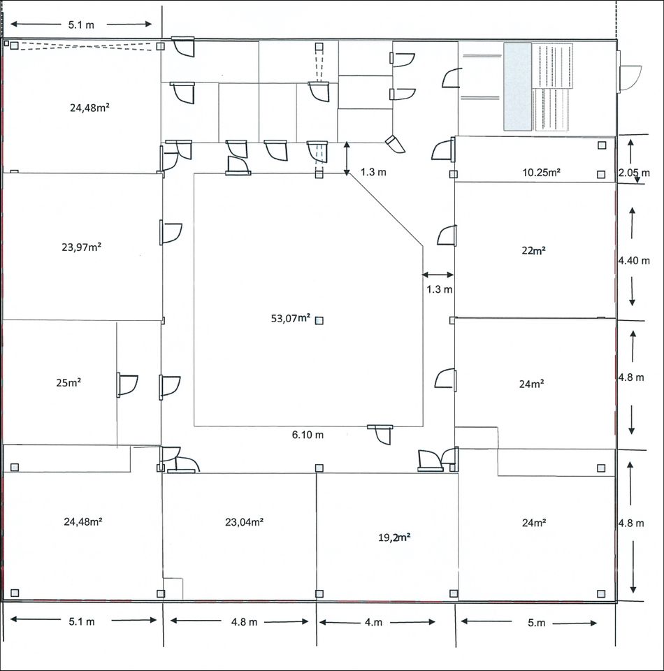 PROVISIONSFREI: 400 m² Bürofläche mit Klimaanlage im Gewerbegebiet in Karlstein in Karlstein