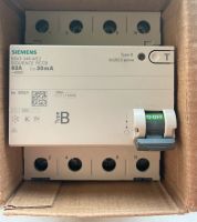 Siemens FI-Schutzschalter Typ B 63A 0,03A / 30mA Allstromsensitiv Baden-Württemberg - Wiernsheim Vorschau