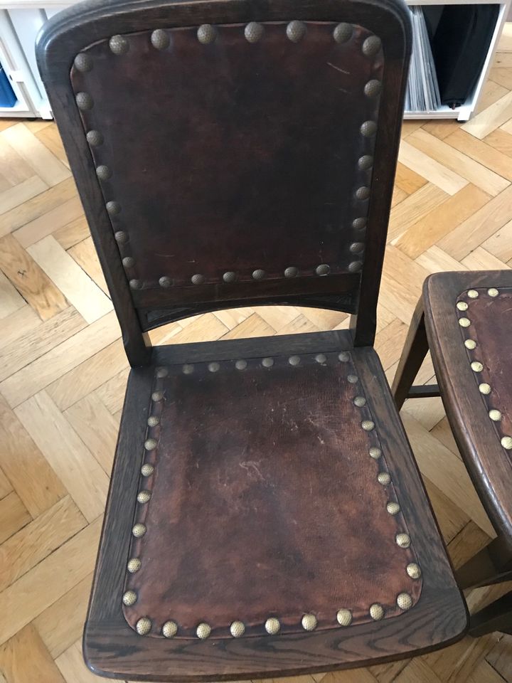 Stühle antik vintage holz 20er gründer manufactum mittelalter lar in München
