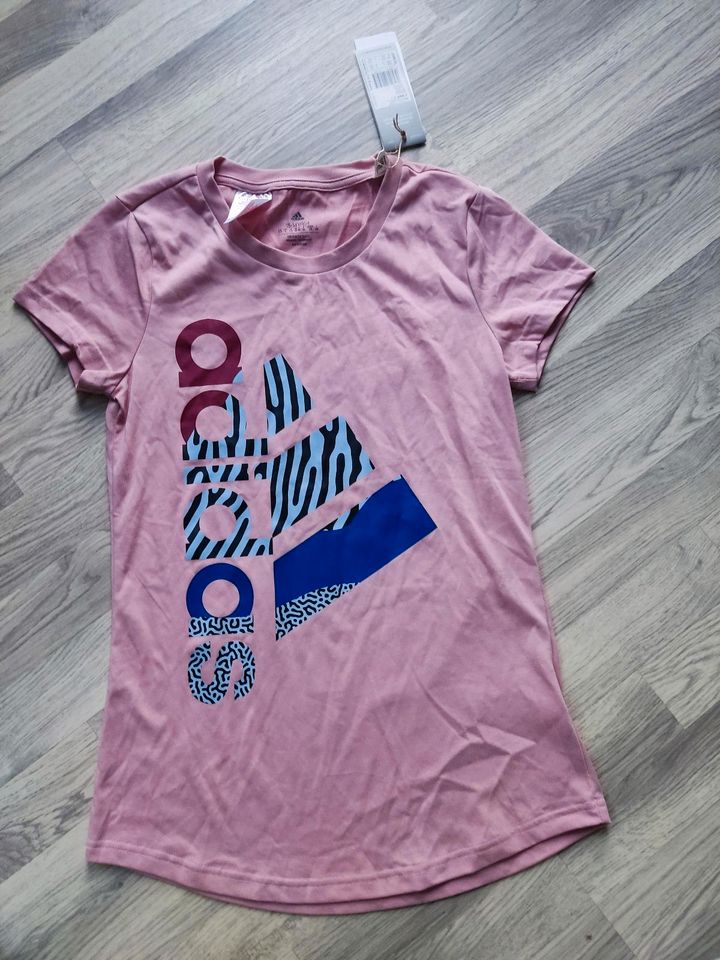 Gr. 164 NEU Adidas T-Shirt Aeroready rosa in Peine