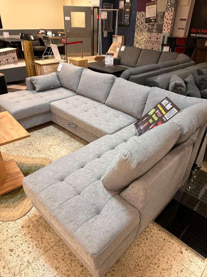 (G) Sofa in U-Form, Wohnlandschaft, Schlaffunktion, statt 1699€ in Zeitz