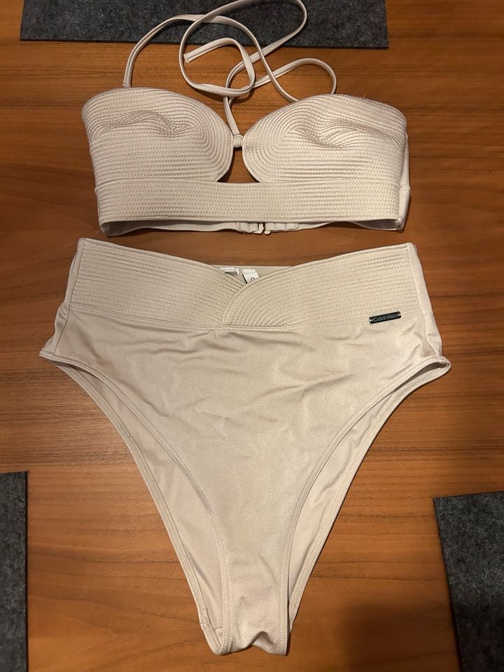 Calvin Klein High Waist Bikini beige in Bad Salzuflen