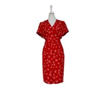 Designer Wickelkleid Rena Lange Seide rot Vintage 80er Baden-Württemberg - Heidelberg Vorschau