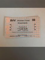 4er Ticket Preisstufe 2 AVV 13,80 Euro Nordrhein-Westfalen - Erftstadt Vorschau