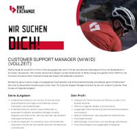 Customer Support Manager für Fahrrad Online Shop in Würzburg Bayern - Würzburg Vorschau