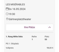 LES MISÉRABLES ticket München München - Milbertshofen - Am Hart Vorschau
