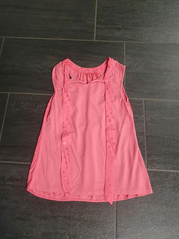 Top Orsay rot pink Schleife Shirt Größe M 38 in Bocholt