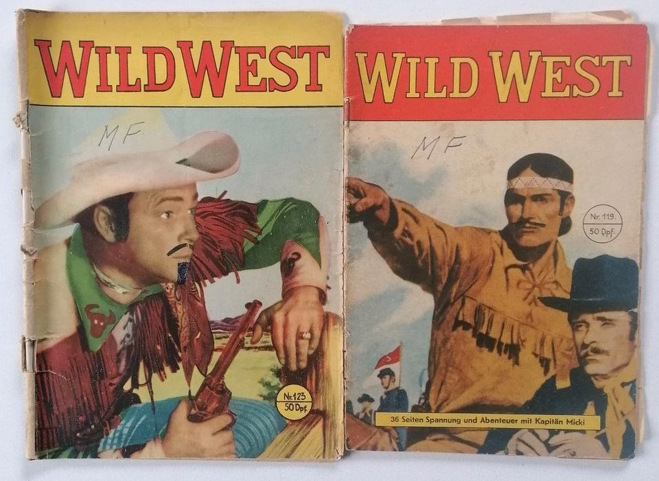 Comics Hefte Wild West ORGINAL 50er Jahre alte Comics aus Sammlun in Celle